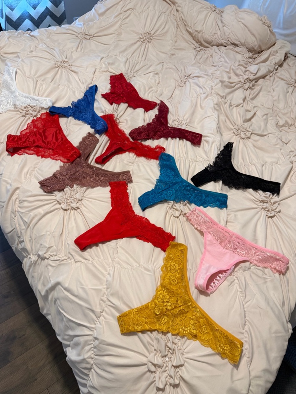 Lace Thong Panty Pack — Multiple Colors